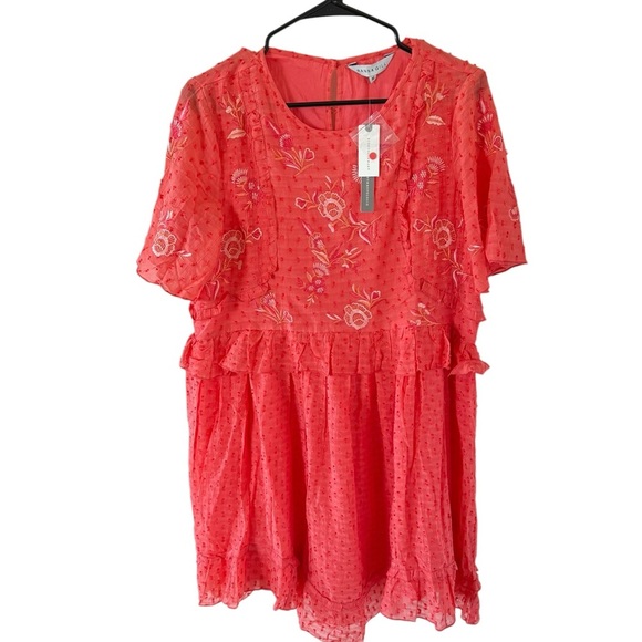 Anthropologie NEW Ranna Gill Basilia Embroidered Tunic - Picture 7 of 8
